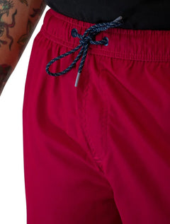 Short Original Penguin Masculino D'Água Basic Patch Vermelho