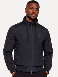 Jaqueta Armani Exchange Masculina Nylon Elástico Azul Marinho