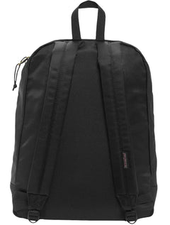 Mochila JanSport Super FX Black Gold Premium Poly Preta