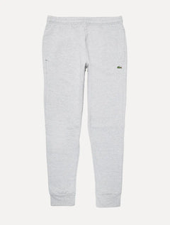 Calça Lacoste Masculina Moletom Sport Cotton Fleece Croco Cinza Mescla