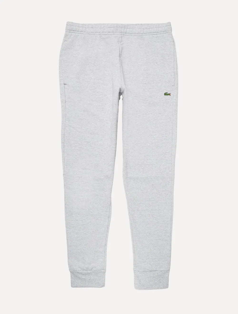Calça Lacoste Masculina Moletom Sport Cotton Fleece Croco Cinza Mescla