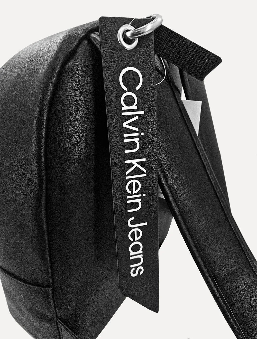 Mochila Calvin Klein Jeans Masculina Lateral Re Issue Logo Preta