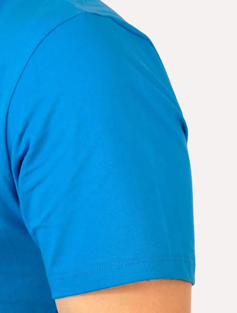 Camiseta Tommy Jeans Masculina Slim C-Neck Flag Azul Royal