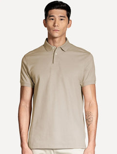 Polo Aramis Masculina Basic Piquet Mono Cáqui