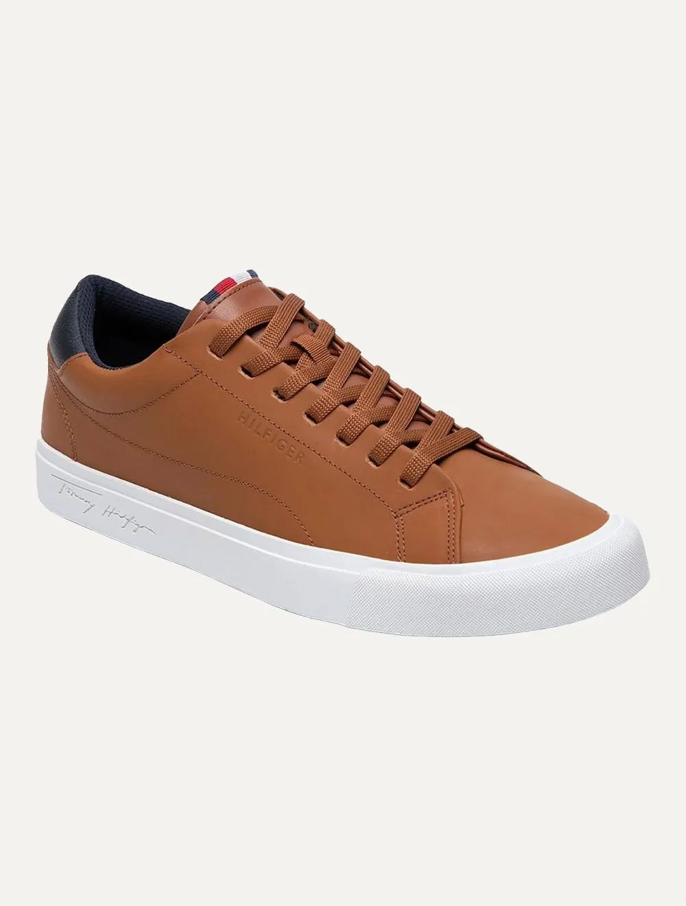 Tênis Tommy Hilfiger Masculino Couro Greg 1A Marrom