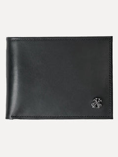 Carteira John John Masculina Couro Porta Cartão Caius Preta