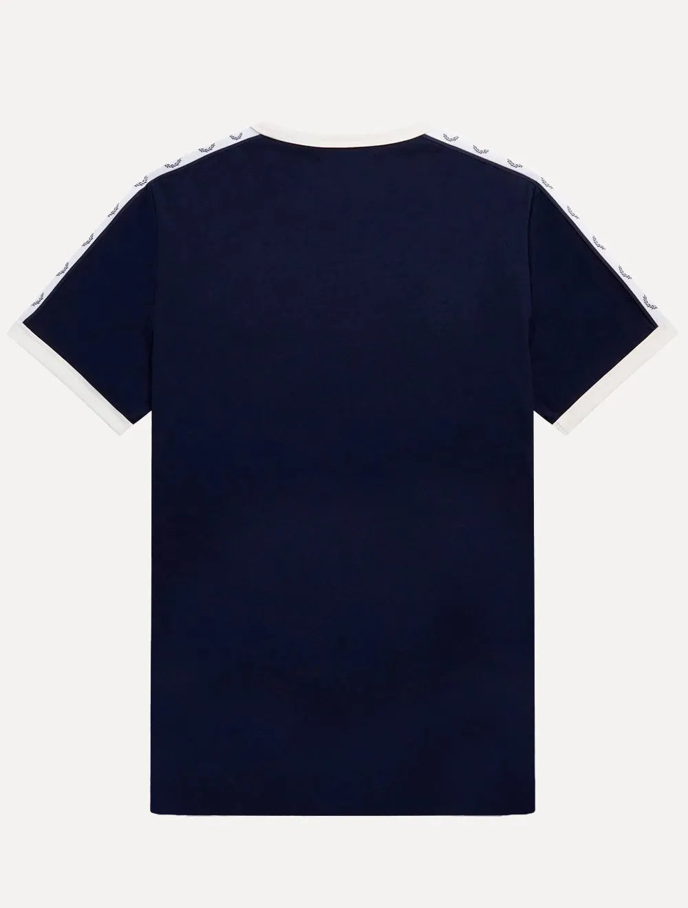 Camiseta Fred Perry Masculina Regular Taped Ringer Azul Marinho