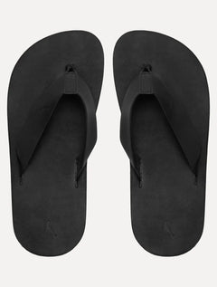 Chinelo Reserva Masculino RSV Deck 2.0 Couro Preto