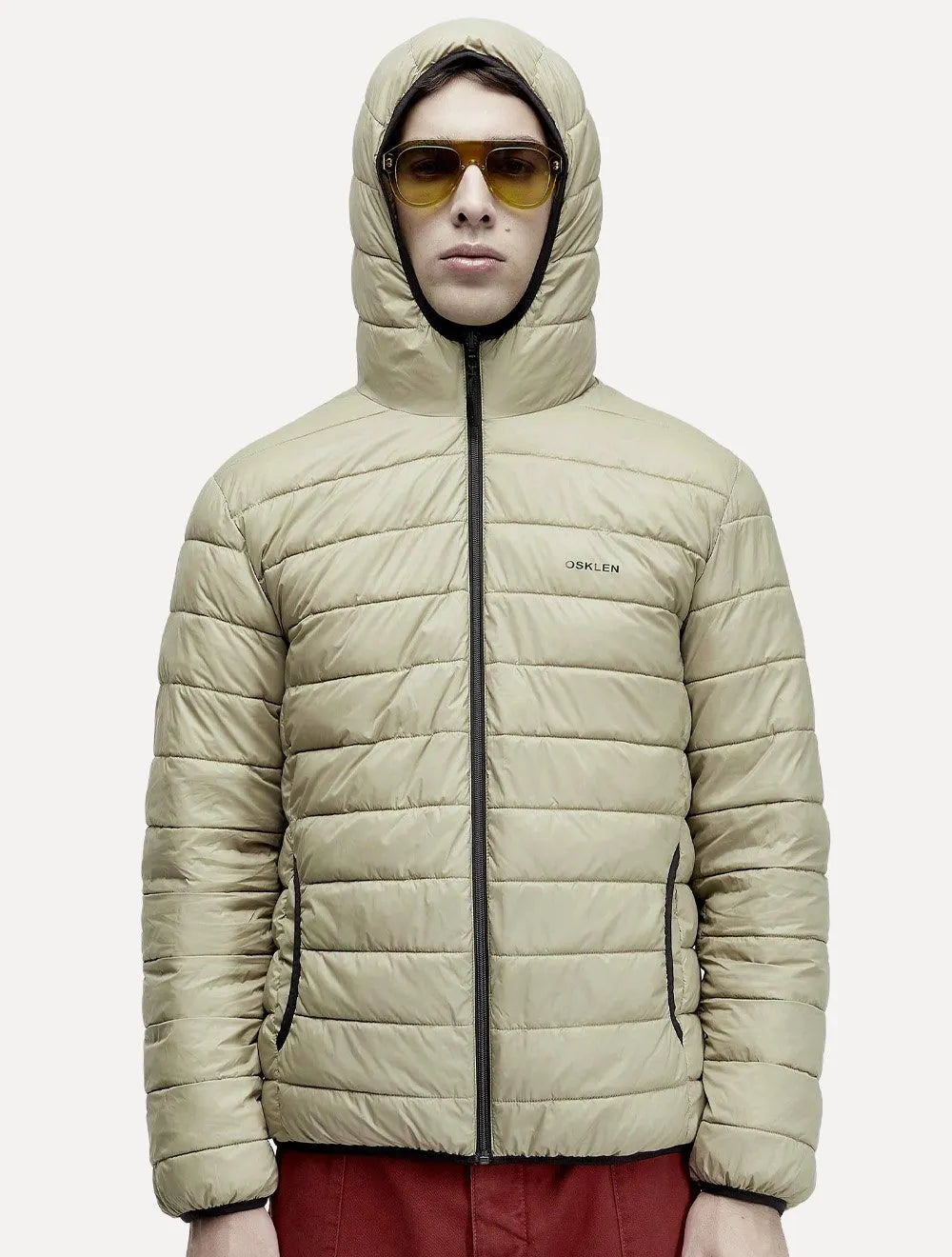 Jaqueta Osklen Masculina Super Light Hood Double Cáqui