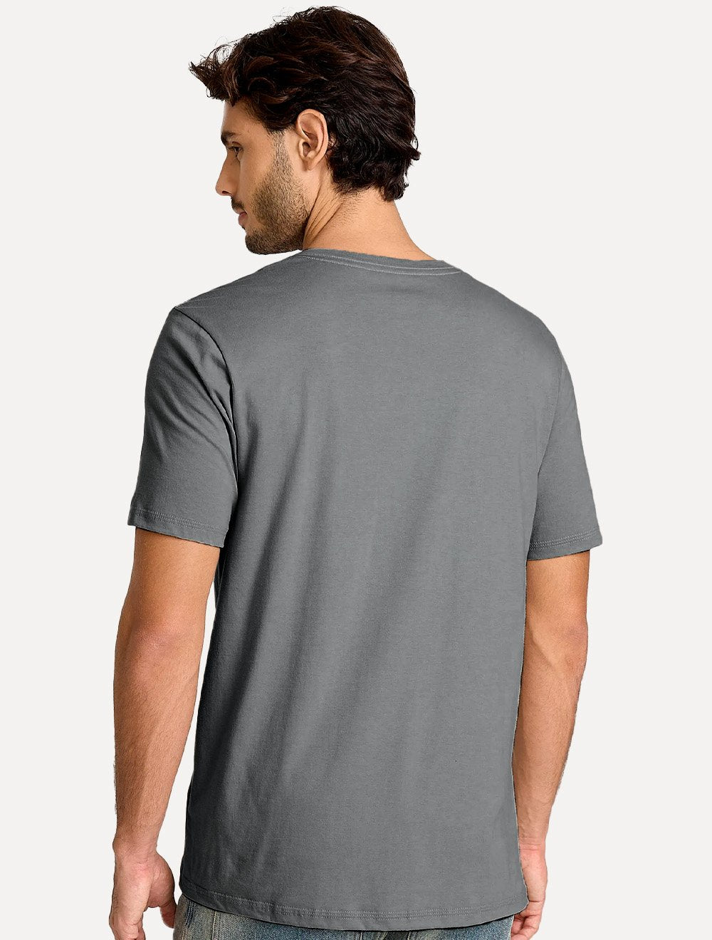 Camiseta John John Masculina Regular Fit Fall Cinza Escuro