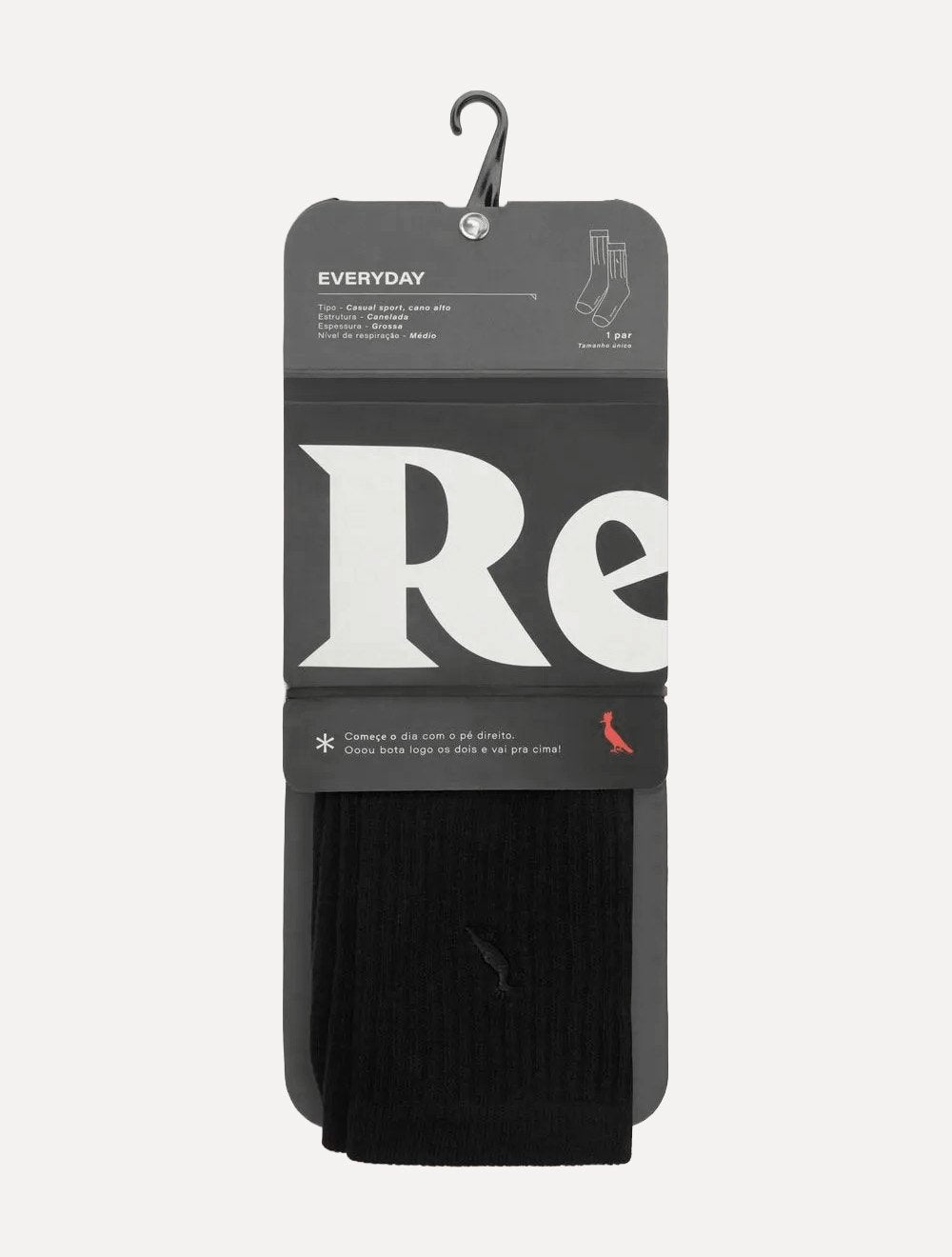 Meia Reserva Masculina Cano Alto Everyday Preta