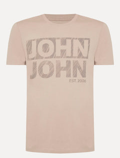 Camiseta John John Masculina Regular Fit Fall Caqui