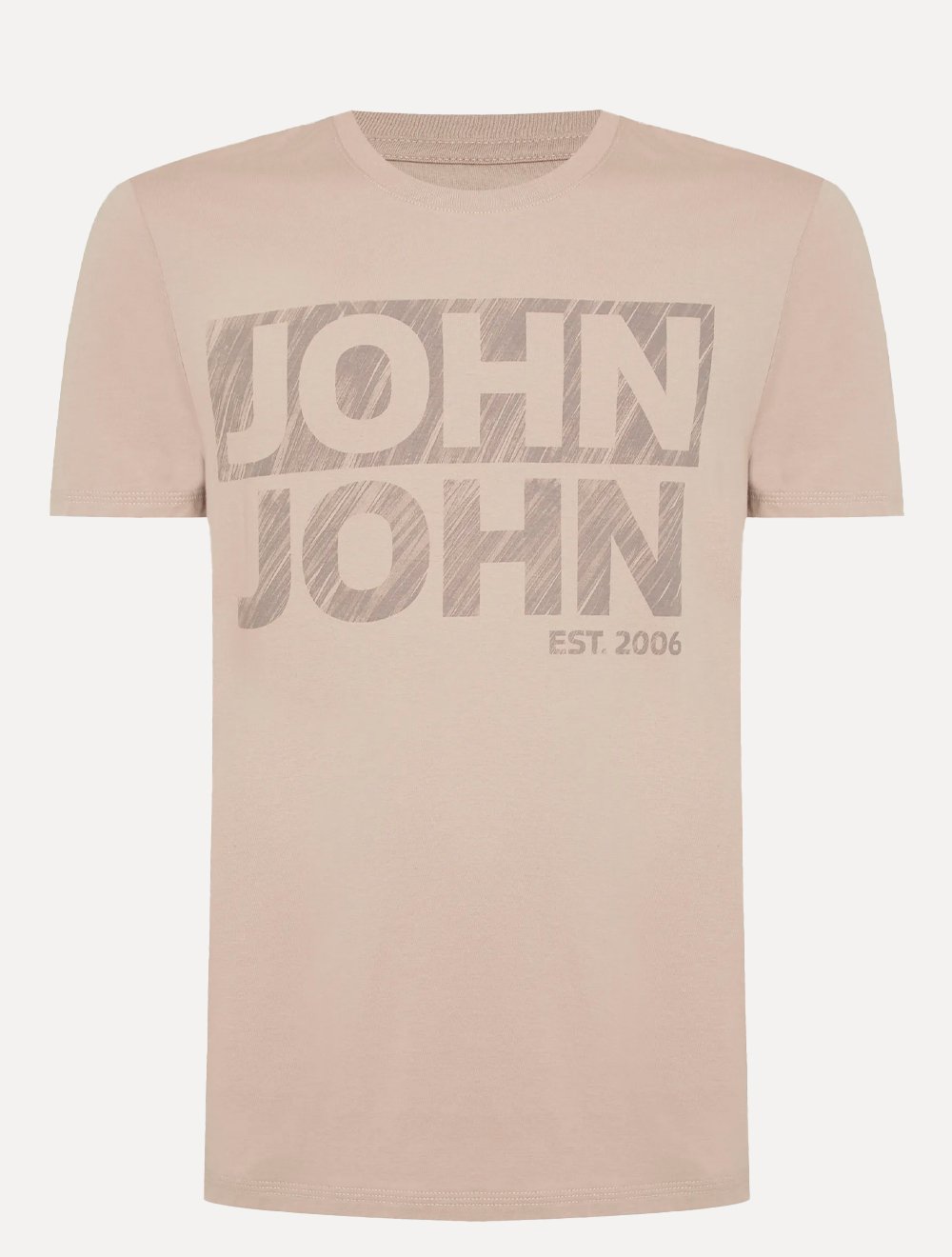 Camiseta John John Masculina Regular Fit Fall Caqui