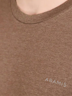 Camiseta Aramis Masculina Eco Lisa Light Icon Marrom Mescla