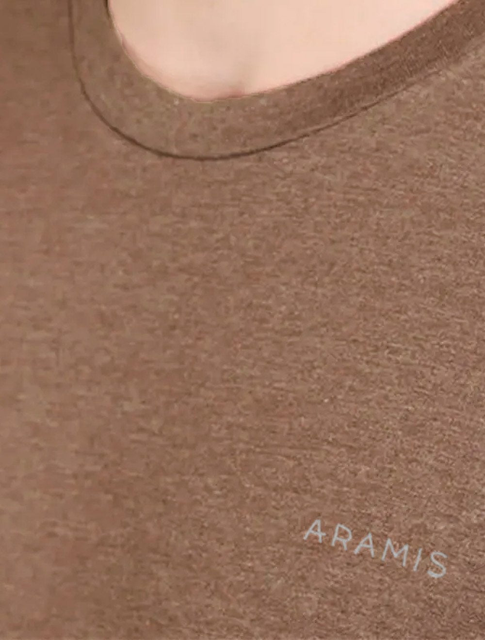 Camiseta Aramis Masculina Eco Lisa Light Icon Marrom Mescla