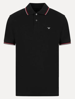 Polo Empório Armani Masculina Essential Friso Preta