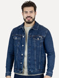 Jaqueta Calvin Klein Jeans Trucker Denim Azul Escuro
