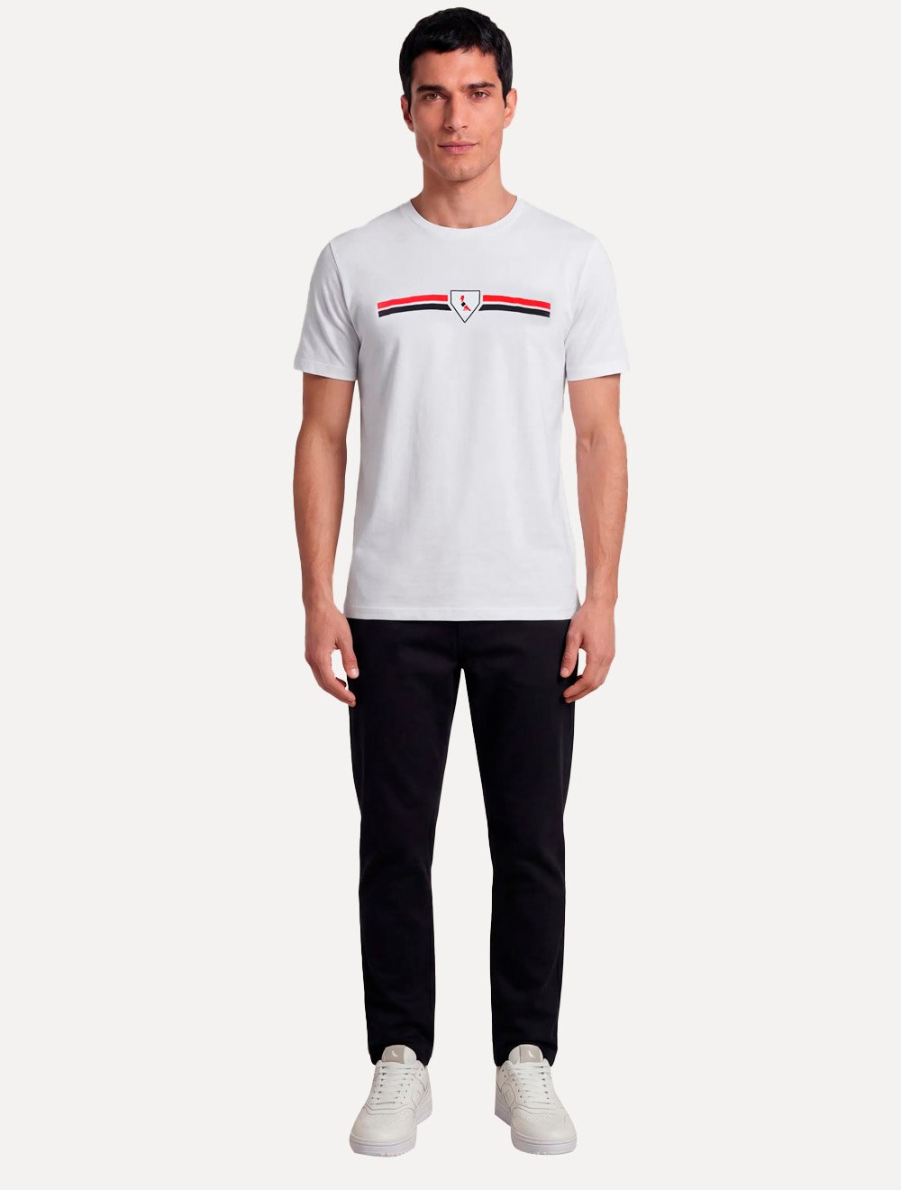Camiseta Reserva Masculina Bust Shield SPFC Branca