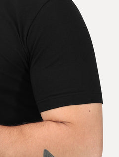 Camiseta K&J Black Premium Egípcio Flex Slim Preto