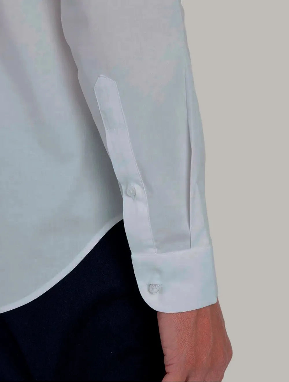 Camisa Aramis Masculina Slim Tricoline Stretch Branca