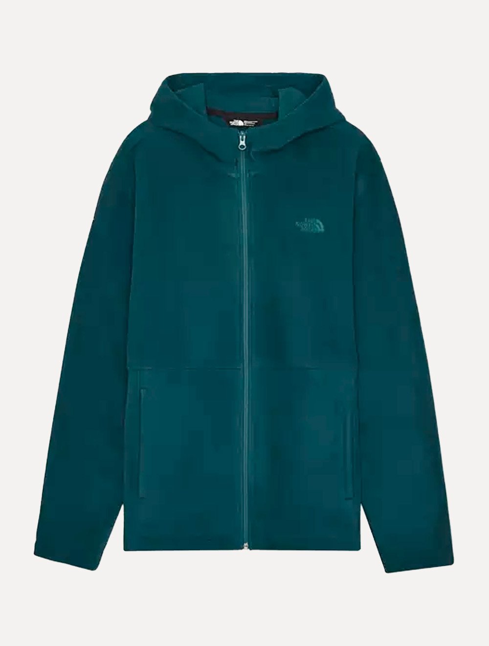 Blusa The North Face Masculina Fleece Glacier Full Zip Com Capuz TNF Azul Petróleo