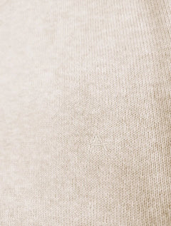 Suéter Aramis Masculino Tricot Crewneck Areia