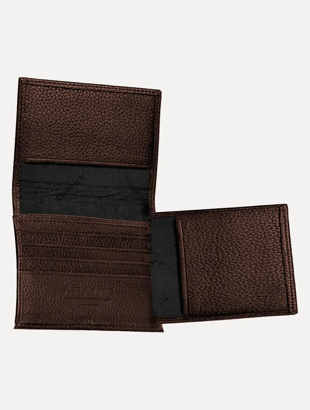 Carteira Aramis Masculina Slim Floater Plaque Marrom Café
