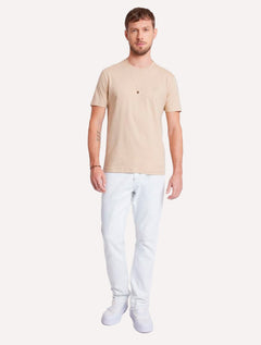 Camiseta Aramis Masculina Estampa Costas Gradiente Cáqui