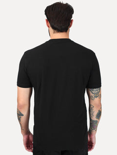 Camiseta King & Joe Masculina Premium Cotton Flex Block Stripe Preto