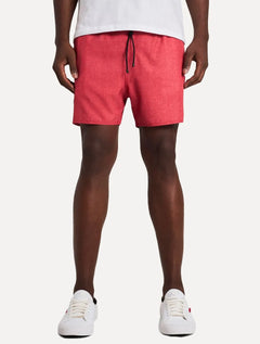 Short Reserva Masculino D'Água Beachwear Texture Vermelho Cereja
