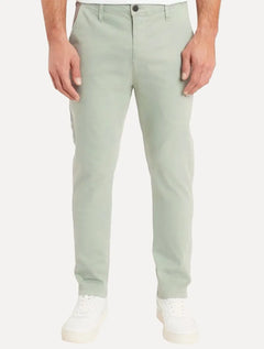 Calça Aramis Masculina Chino Sarja Classica Button Verde Claro
