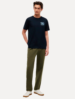 Camiseta Tommy Hilfiger Masculina Brand Love Graphic Tee Azul Marinho