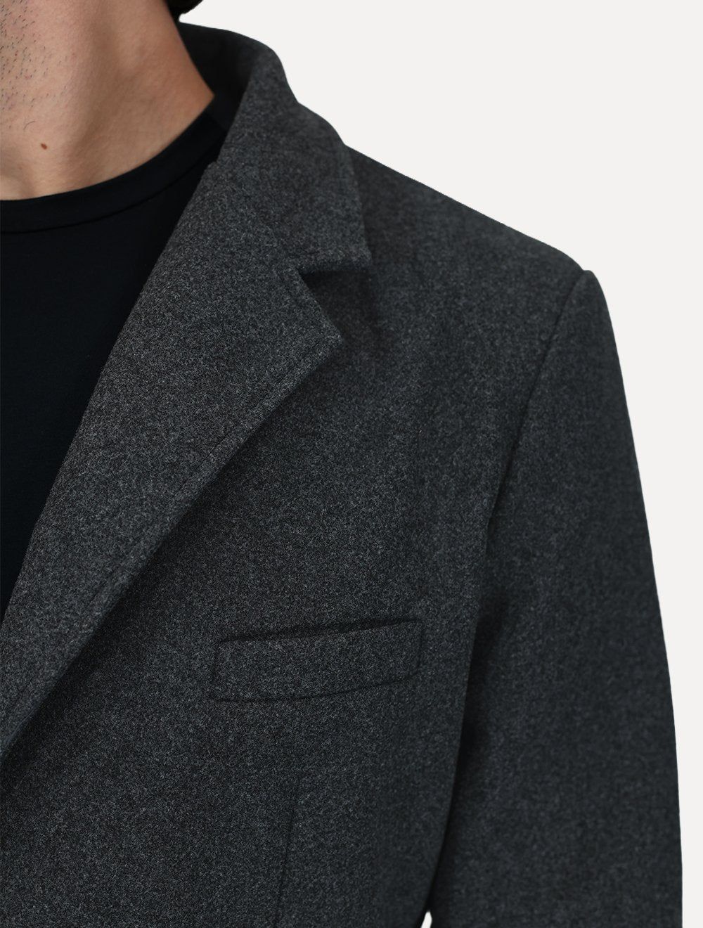 Casaco Dixen Blazer Alongado Cinza