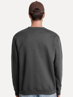Moletom John John Masculino Crewneck Simple Cinza Médio