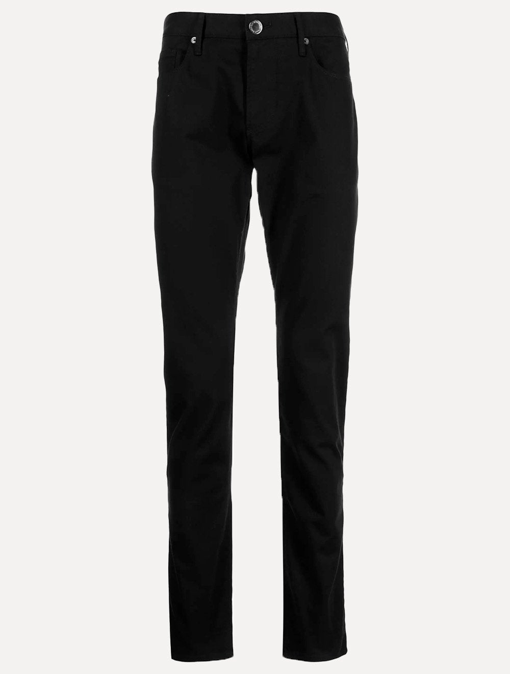 Calça Jeans Empório Armani Masculina J06 Slim Fit 5 Pockets Preta