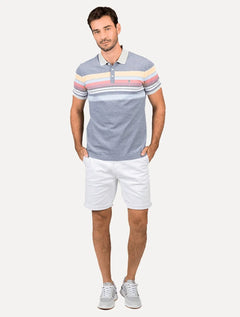 Bermuda Original Penguin Sarja Chino Elastano Branca