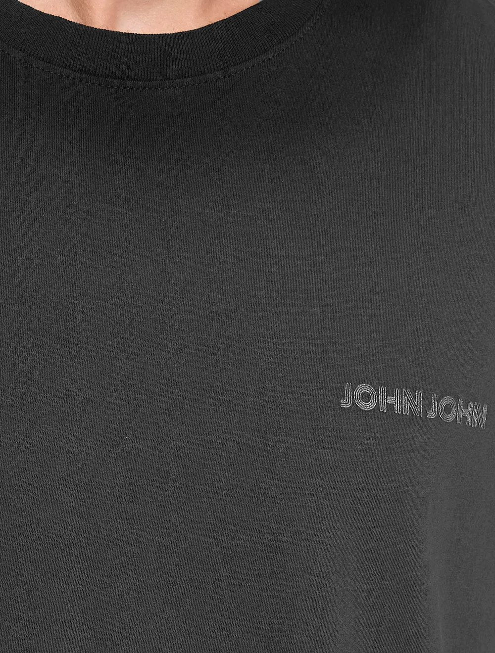 Camiseta John John Masculina Regular Fit Firework Cinza Escuro
