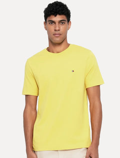 Camiseta Tommy Hilfiger Masculina Essential Cotton Amarela