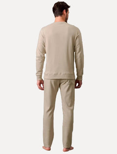 Blusão Calvin Klein Masculino Crewneck Suedine Soft Lounge