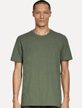 Camiseta Aramis Masculina Basic Lisa Mono Logo Verde Floresta