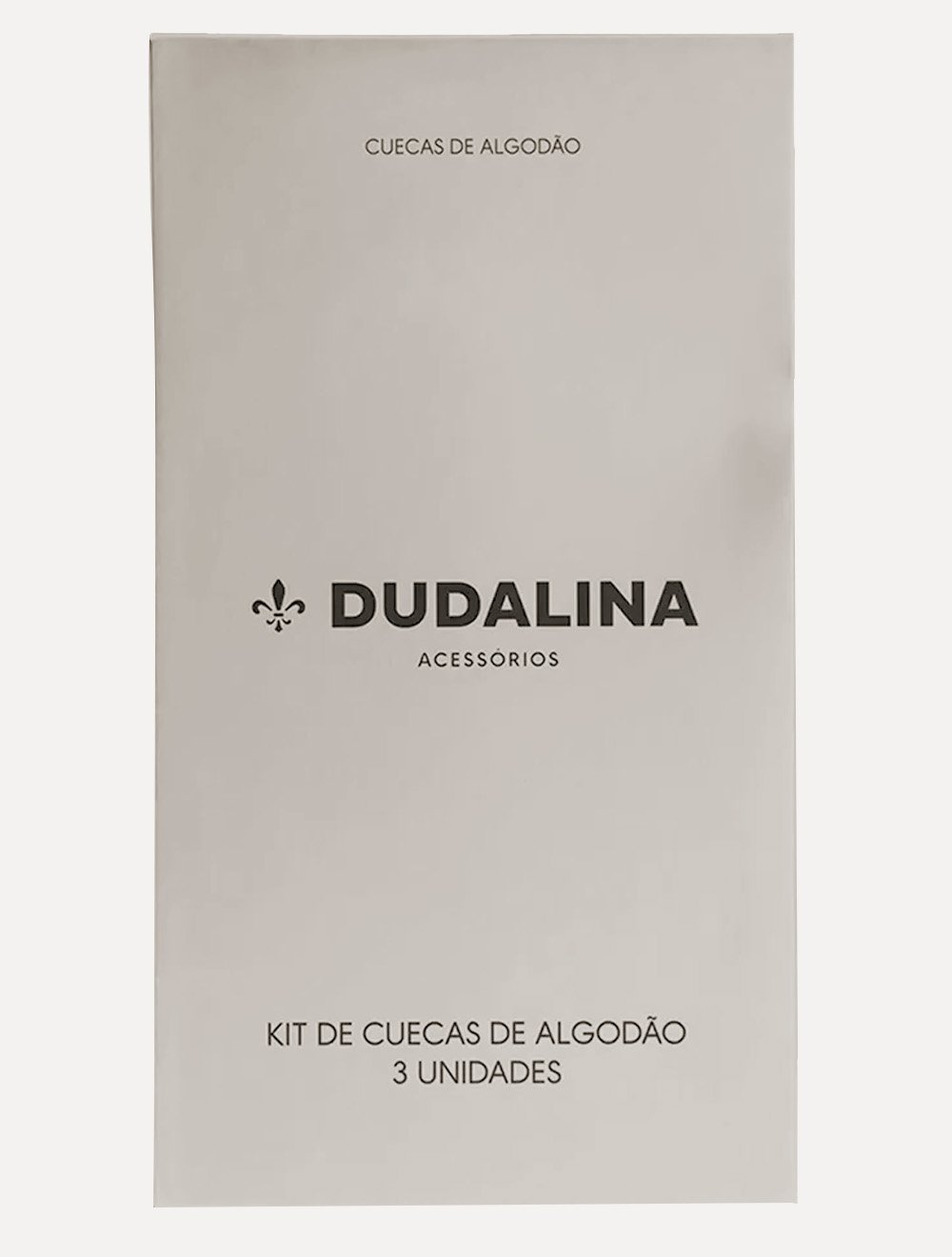 Kit Cuecas Dudalina Slip 3 Unidades Branca