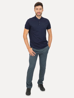 Polo Ellus Masculina Piquet Classic Easa Marinho