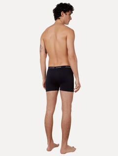 Cueca John John Boxer Poliamida Preta Pack 3UN