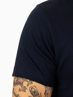 Camiseta Aramis Masculina Regular Suedine Canelado Azul Marinho