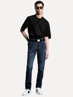 Calça Jeans Emporio Armani Masculina J06 Slim Fit  Azul Médio