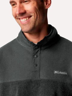 Blusa Columbia Masculina Fleece Steens Mountain Half Snap II Grafite