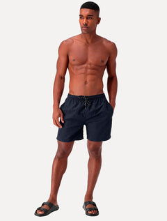 Short Aramis Masculino D'Água Elastico Logo Azul Marinho