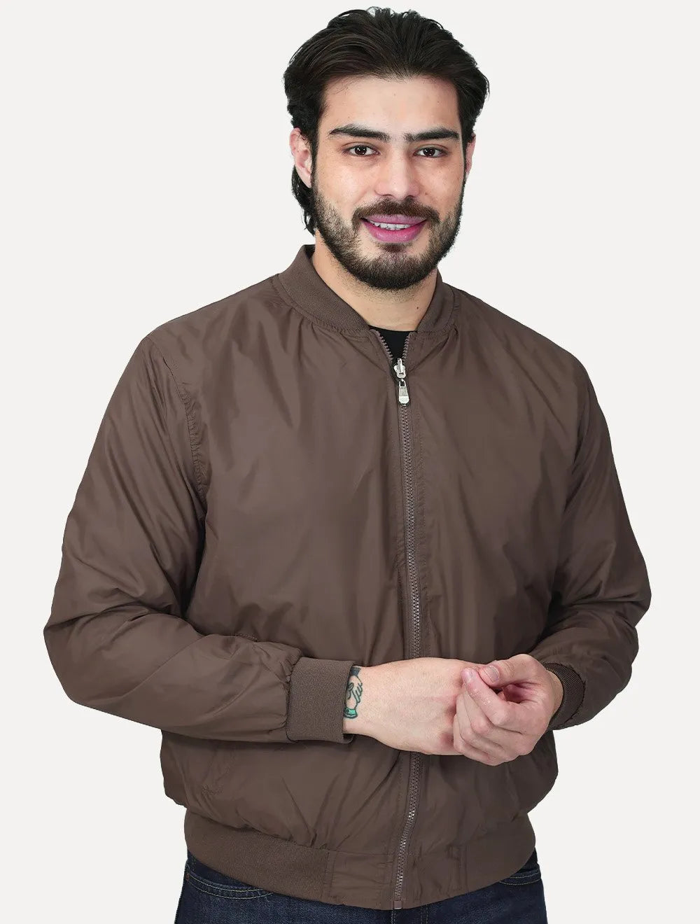 Jaqueta Dixen Masculina Bomber Thermic Dupla Face Marrom /Cáqui