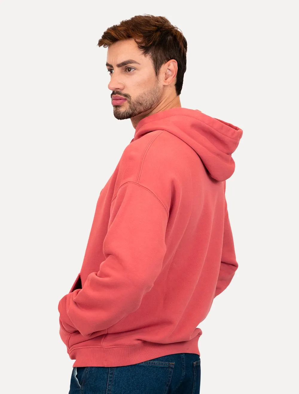 Moletom Lacoste Masculino Loose Fit Hoodie Rosa