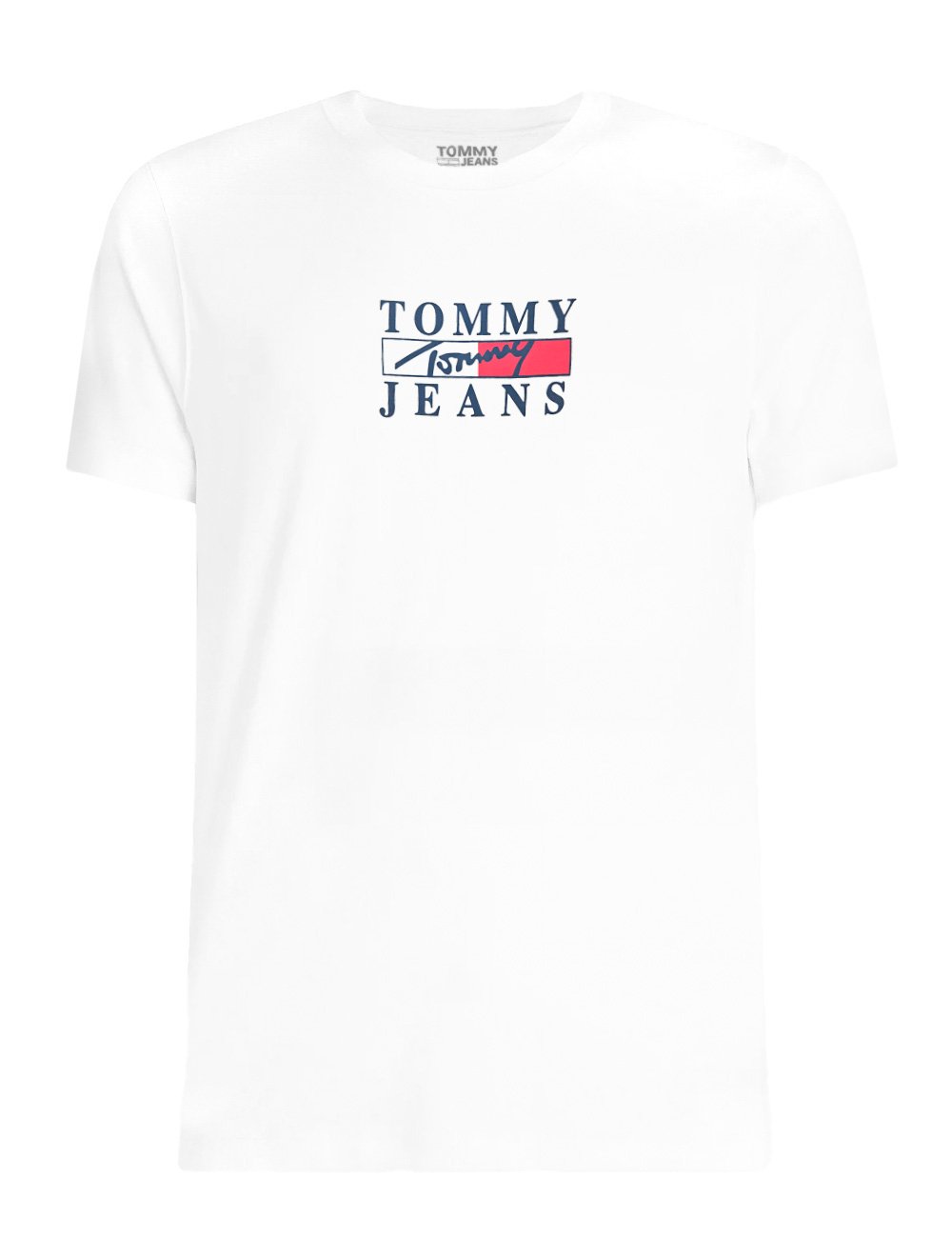 Camiseta Tommy Jeans Masculina Relaxed Timeless Silk Branca